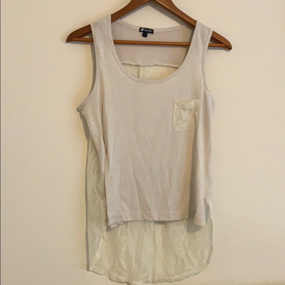 Cream tank top